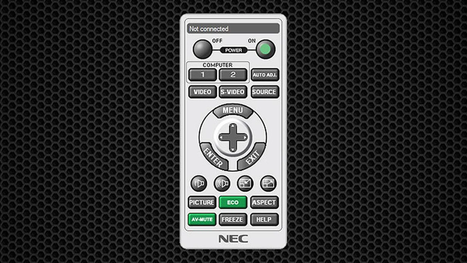 Virtual Remote Tool lets you perform operations such as turning the projector’s power on or off and signal selection via the VGA cable, serial cable, or LAN connection.