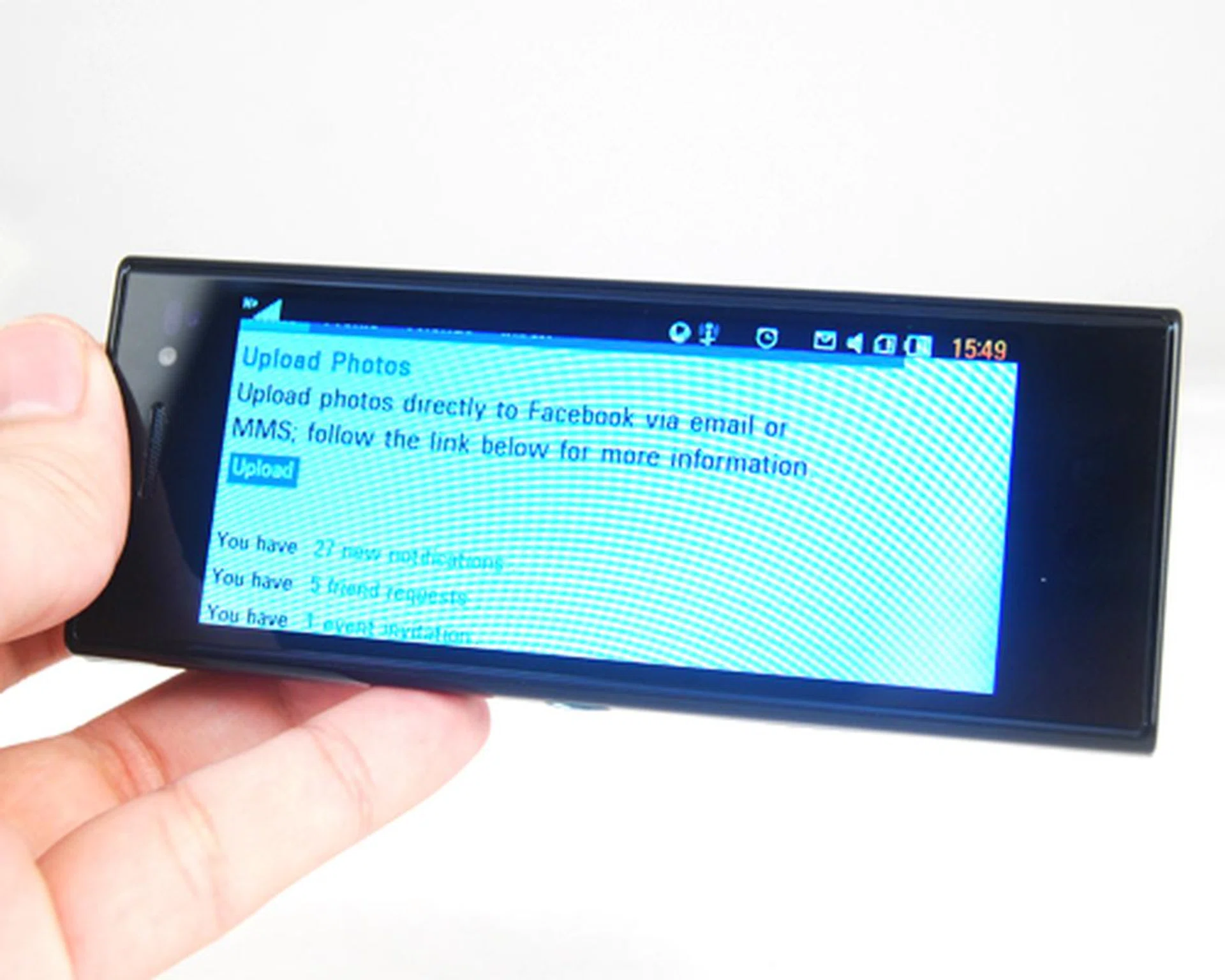 When it comes to a full page experience, the Chocolate's web browser gave us more room to work with.