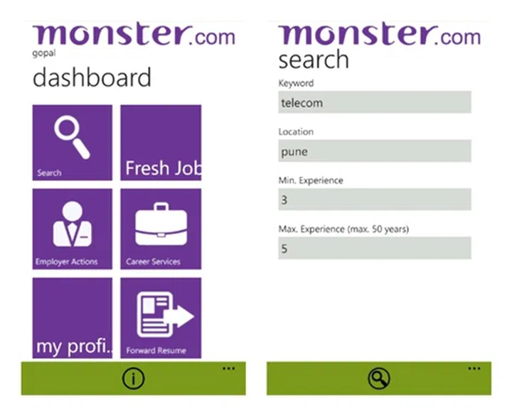Monster Launches Job Search App for Windows Phone in Singapore ...