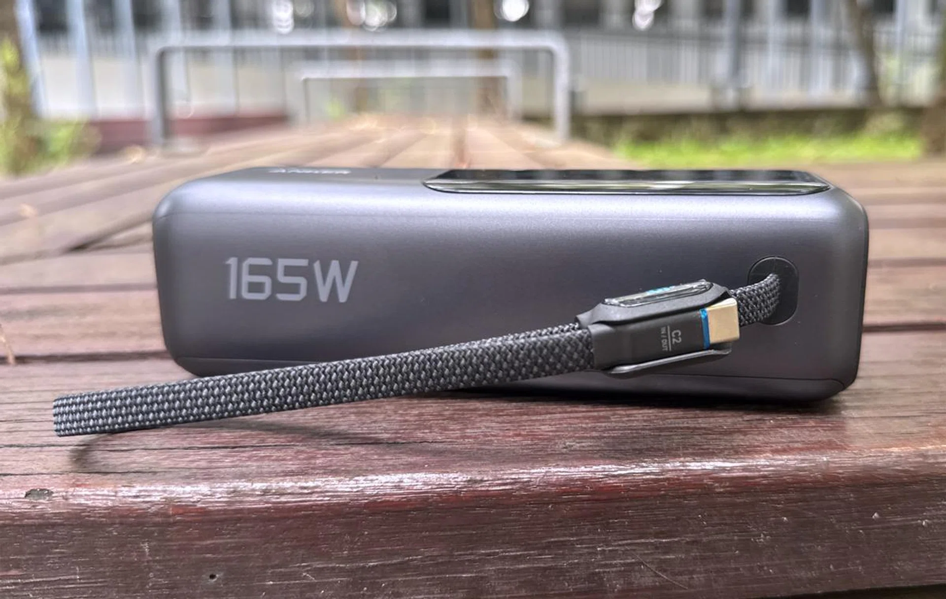 Anker 25,000mAh Power Bank (165W, Built-In and Retractable Cables). Photo: HWZ.