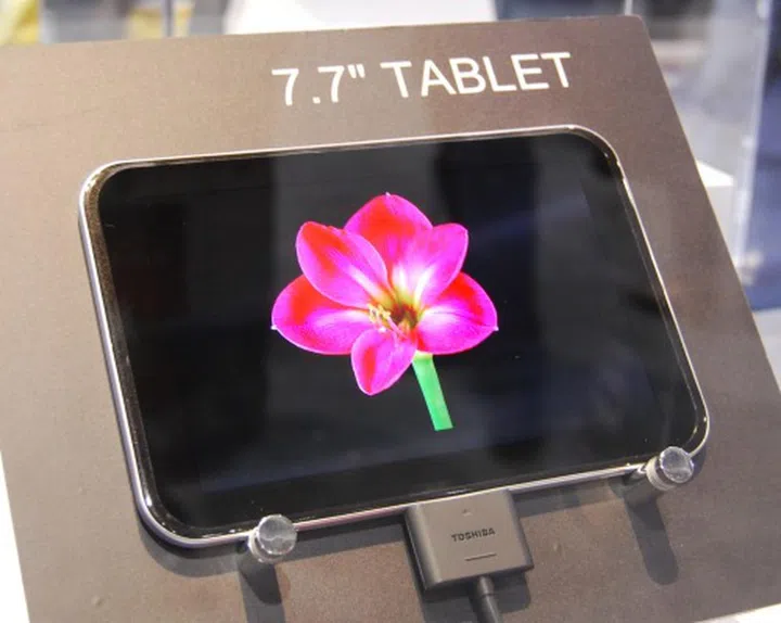 The 7.7-inch tablet looks to be a handy size, but it's not really suited for web usage as you would likely have to zoom in and out on each webpage. Instead, it's better suited as an e-book reader or as a media playback device.