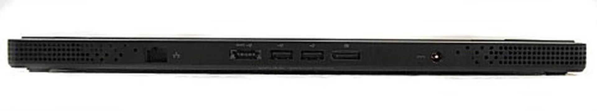 Owing to the way the Adamo is designed, you'll find that the ports are all located at the back. Here you'll find a LAN port, eSATA-USB combo port, two USB 2.0 ports, a DisplayPort and the power jack.