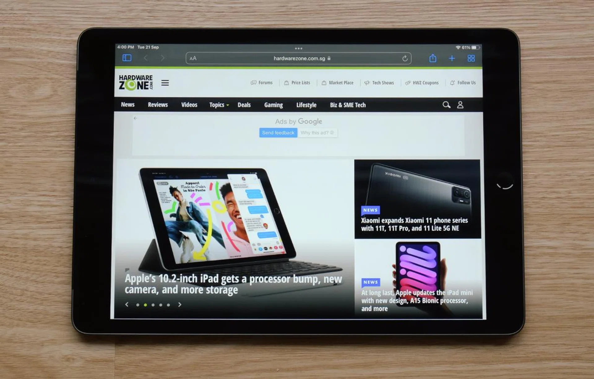 The new iPad is almost physically indistinguishable from last year's version.