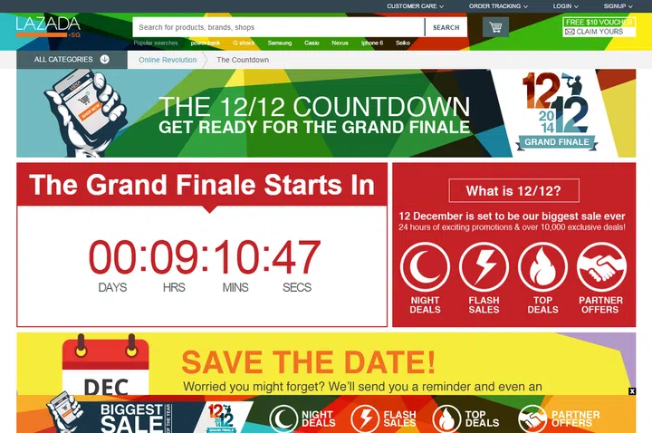 The bargain hunting's not over yet. Lazada unleashes their big guns tonight.