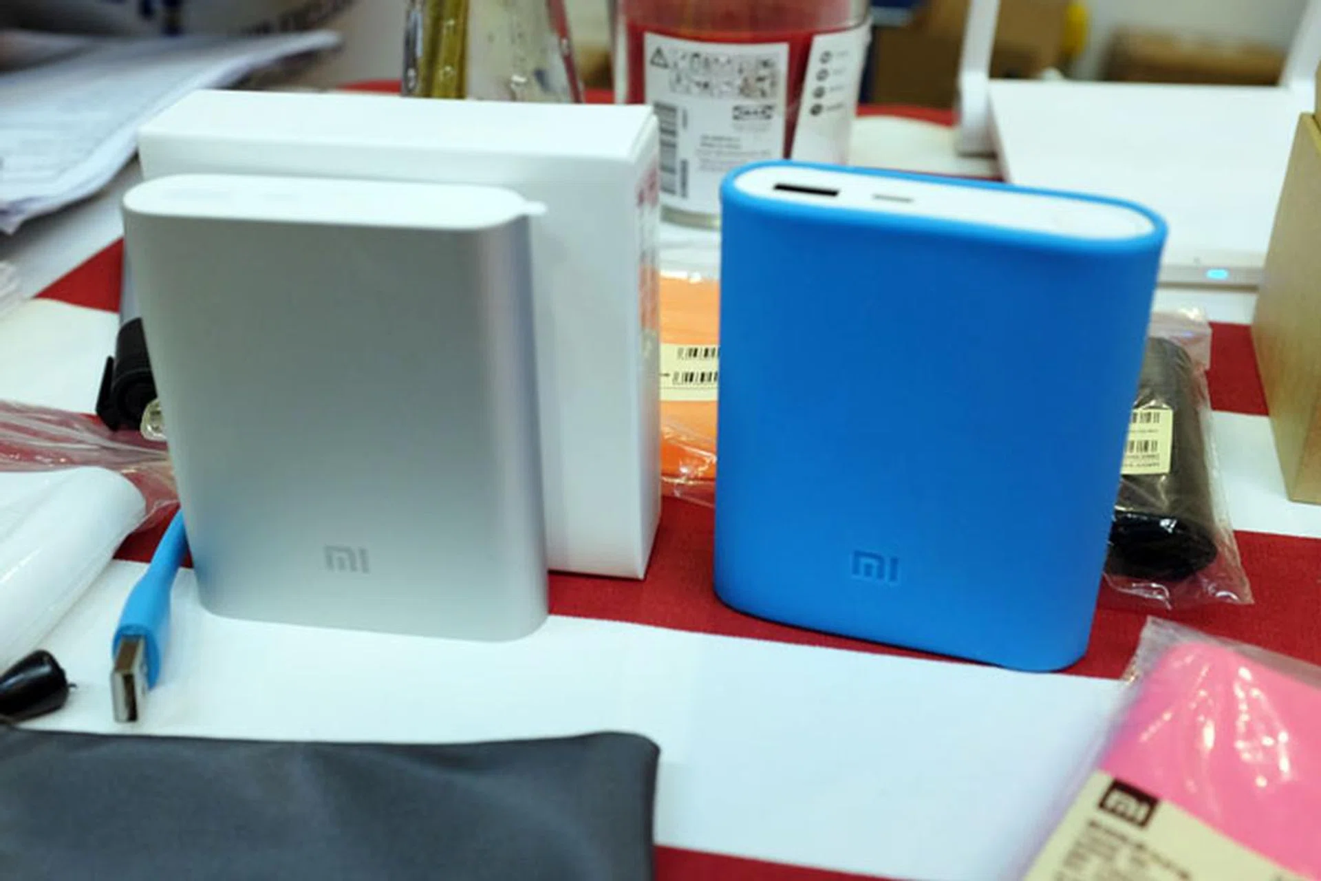 If you missed your chance online, you can pick up the Xiaomi 10,400mAh Mi Power Bank at Sitex from J&W Premium. It will cost you a bit more than online though at $25.