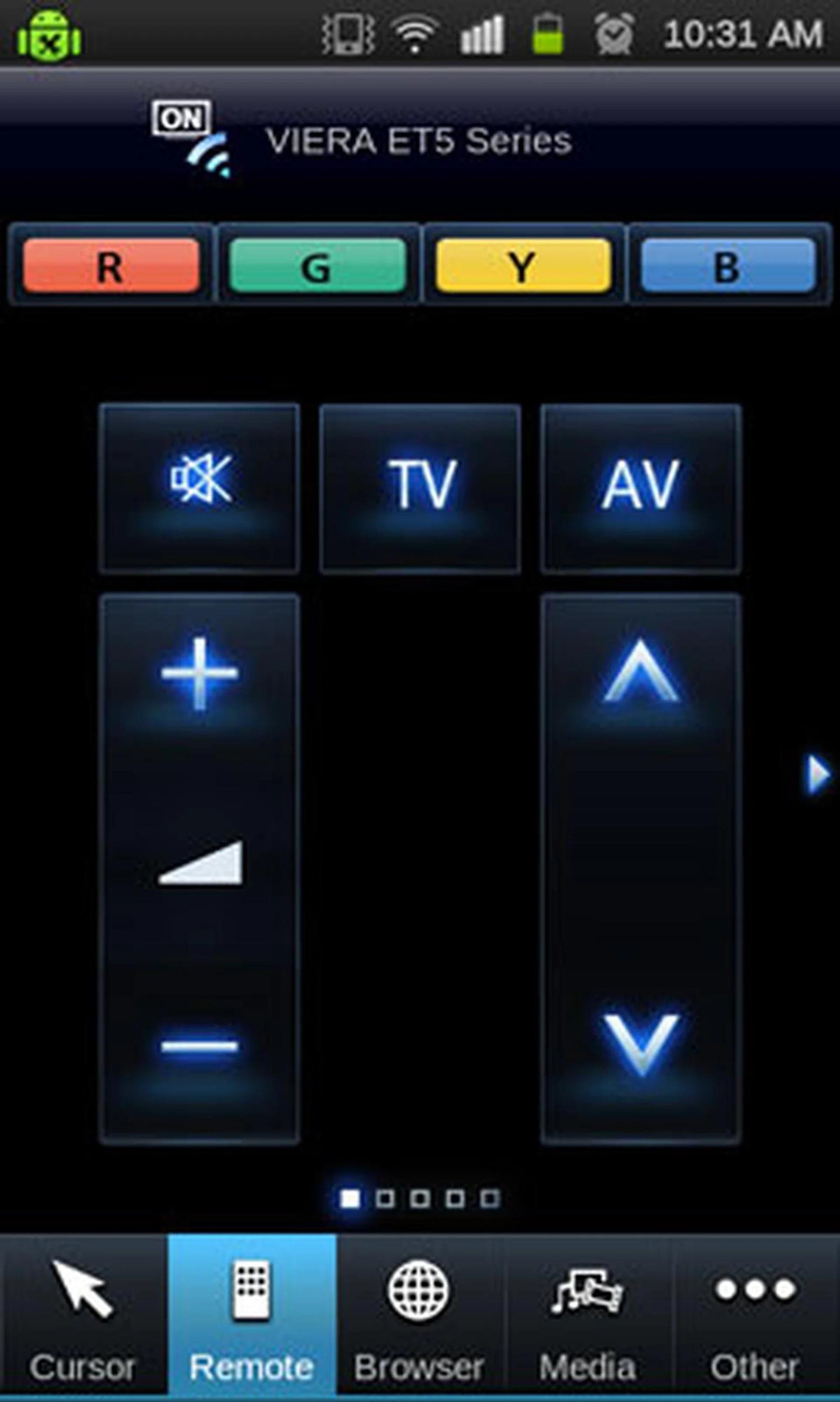 Volume and channel controls are quite redundant since they're already available on the physical remote. They might come in handy if your spouse confiscates your remote though.