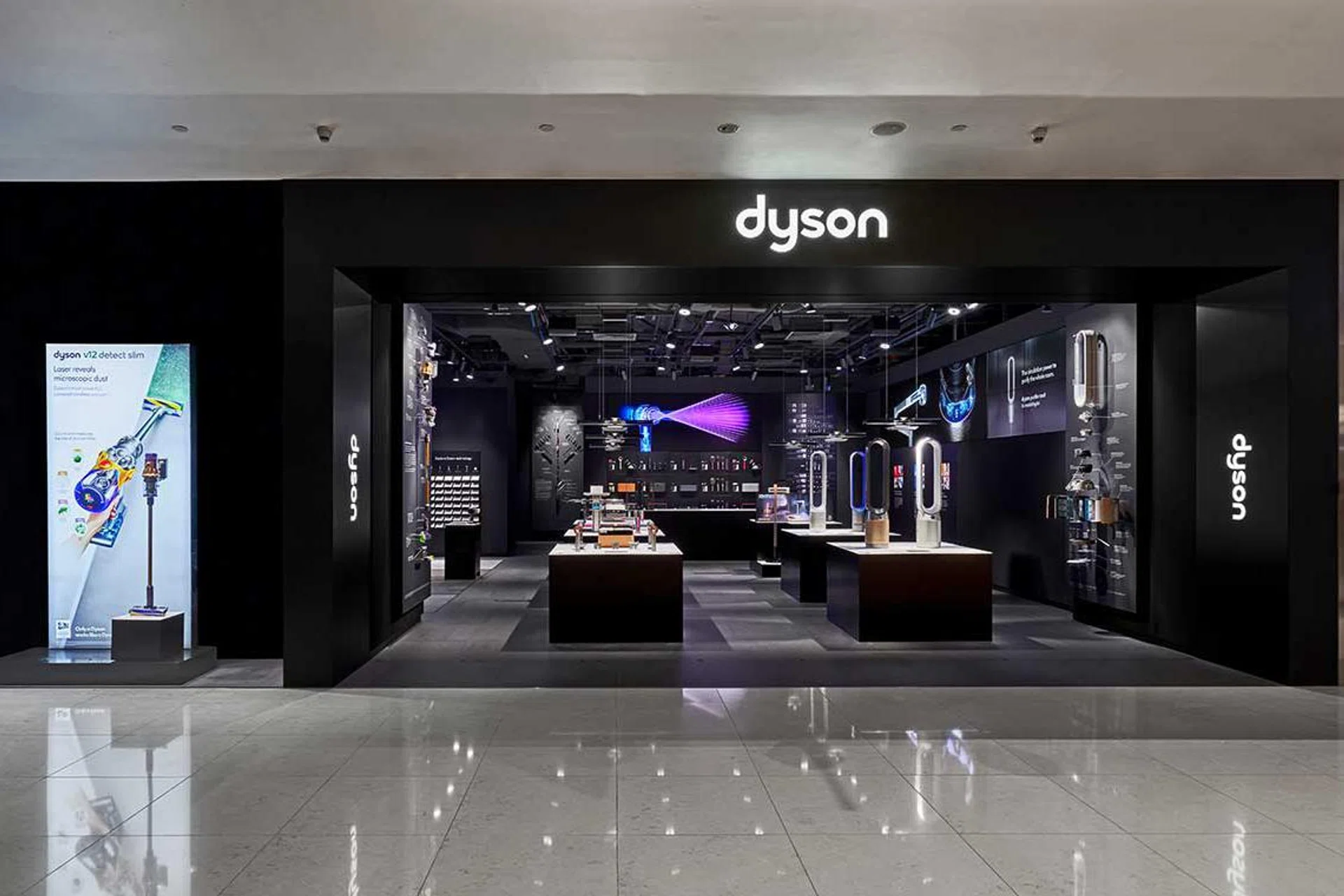 The new store will house Dyson's key product ranges. (Image source: Dyson)