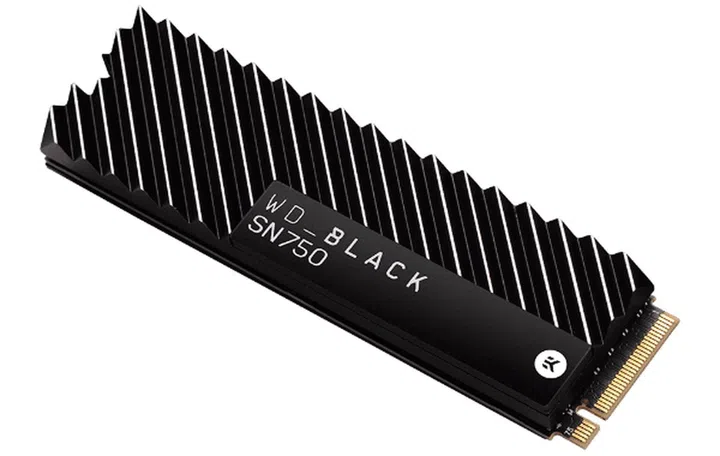 The WD Black SN750 NVMe SSD. (Image source: Western Digital)