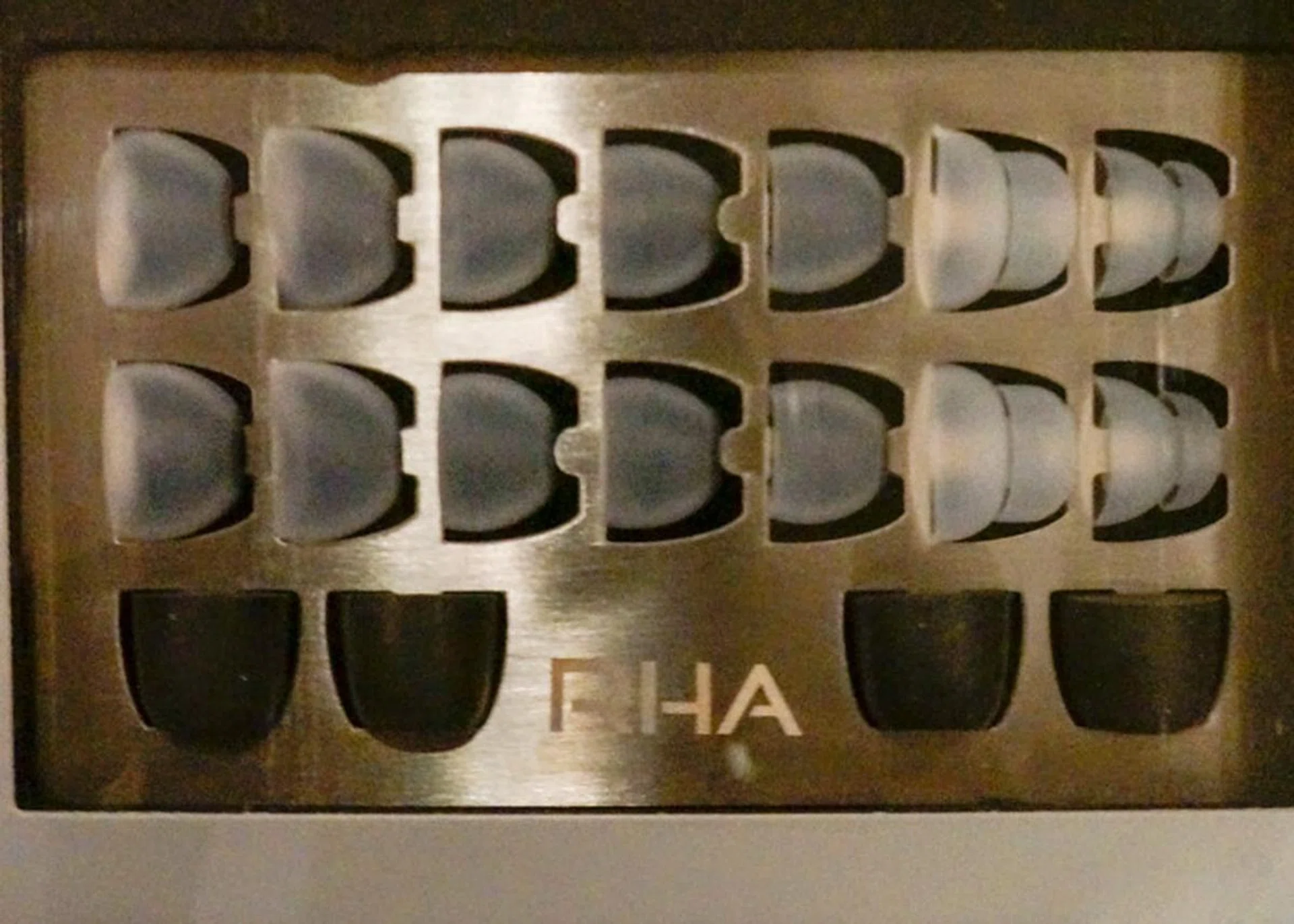 You get a great selection of silicon and memory foam ear tips to start with.