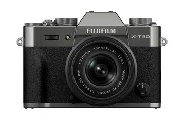 The Fujifilm X-T30 III in Charcoal Silver. 