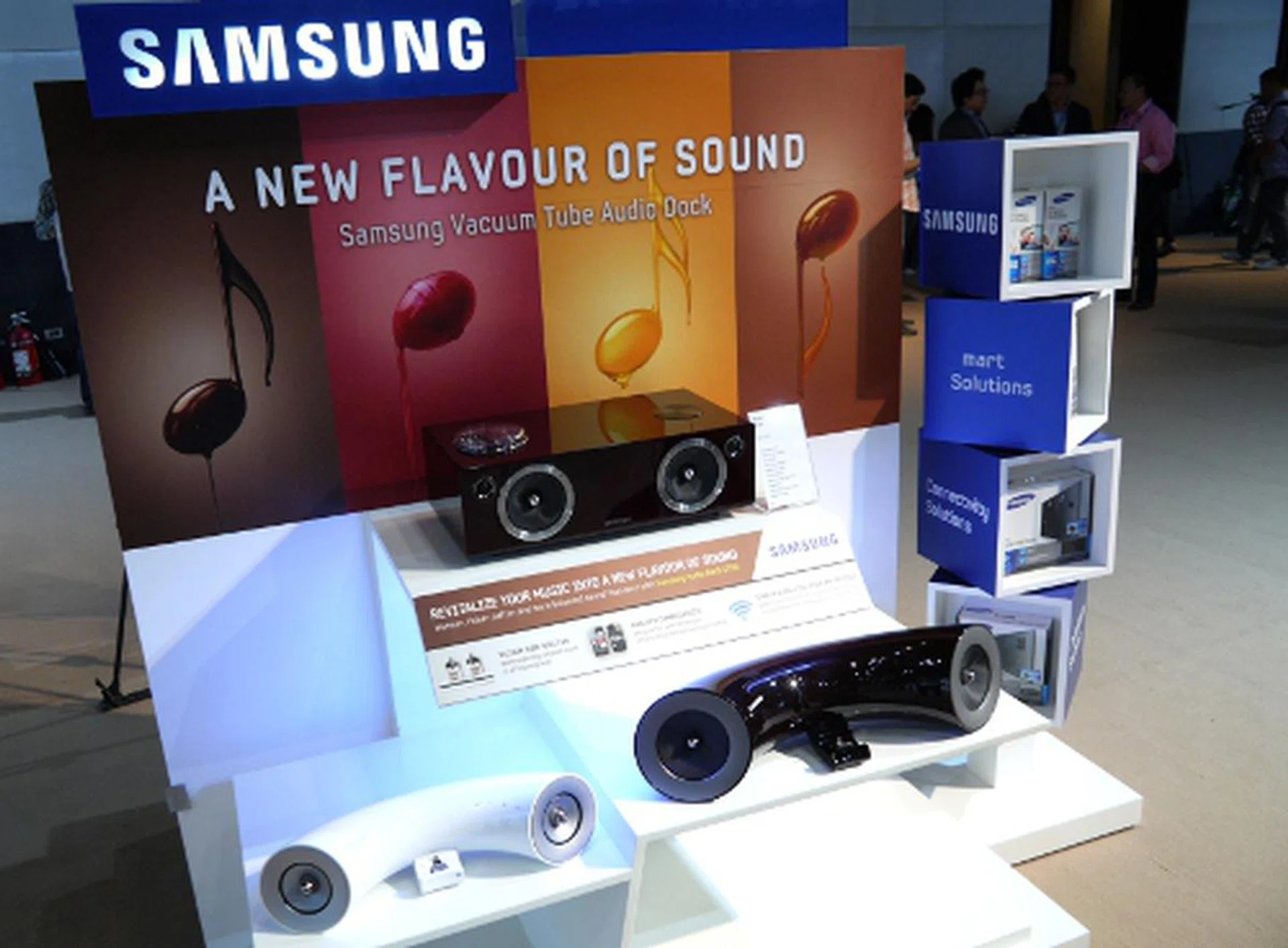 It's unlike Samsung not to explore a popular CE category. And true to form, the South Koreans will also be entering the audio dock market with two new models introduced during the event.