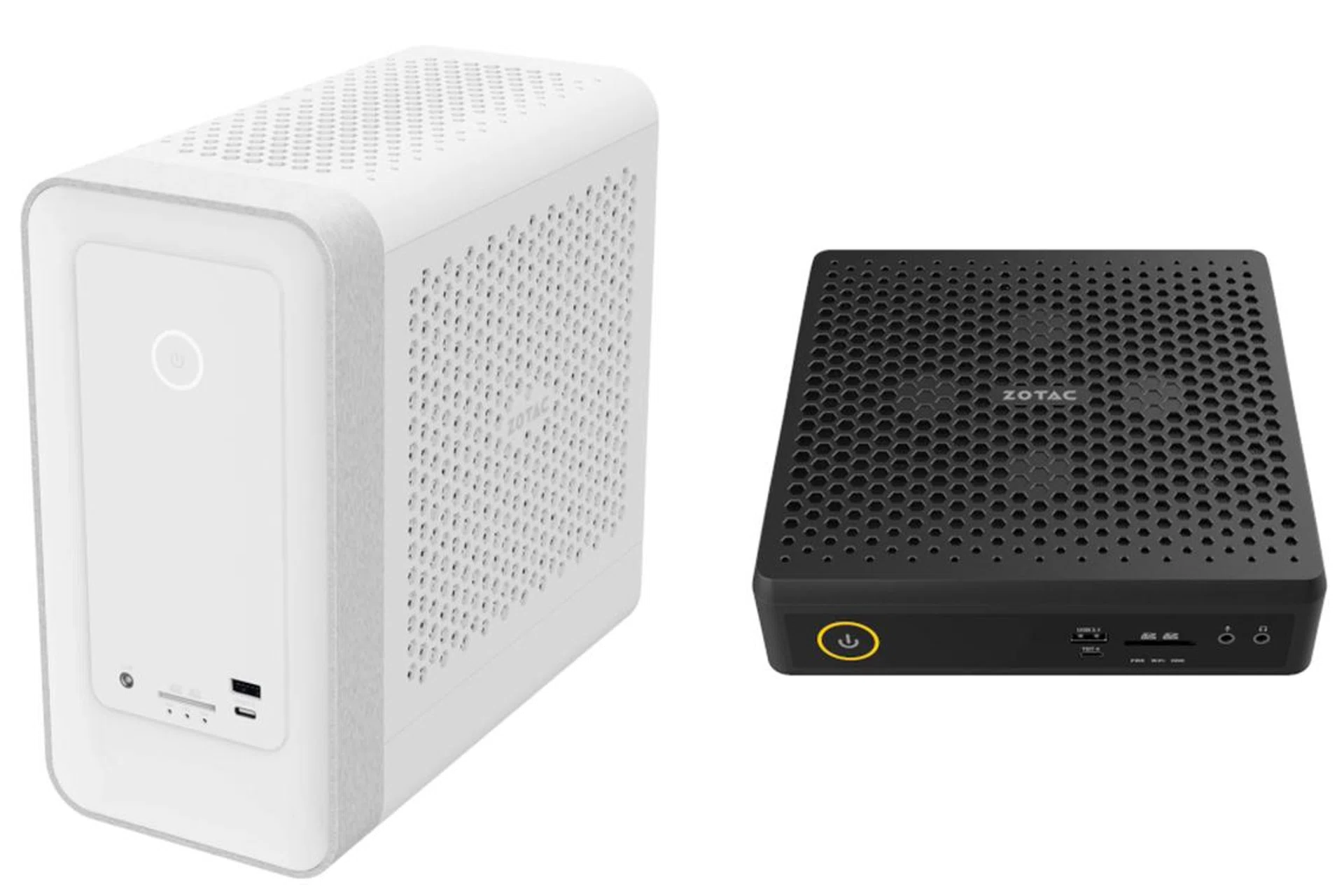 Zotac Magnus One ERP74070W (left); Zotac ZBox CI669 nano (right) Image source: Zotac