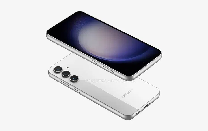 Leaked renders of the Samsung Galaxy S23 FE by Smartprix and OnLeaks.