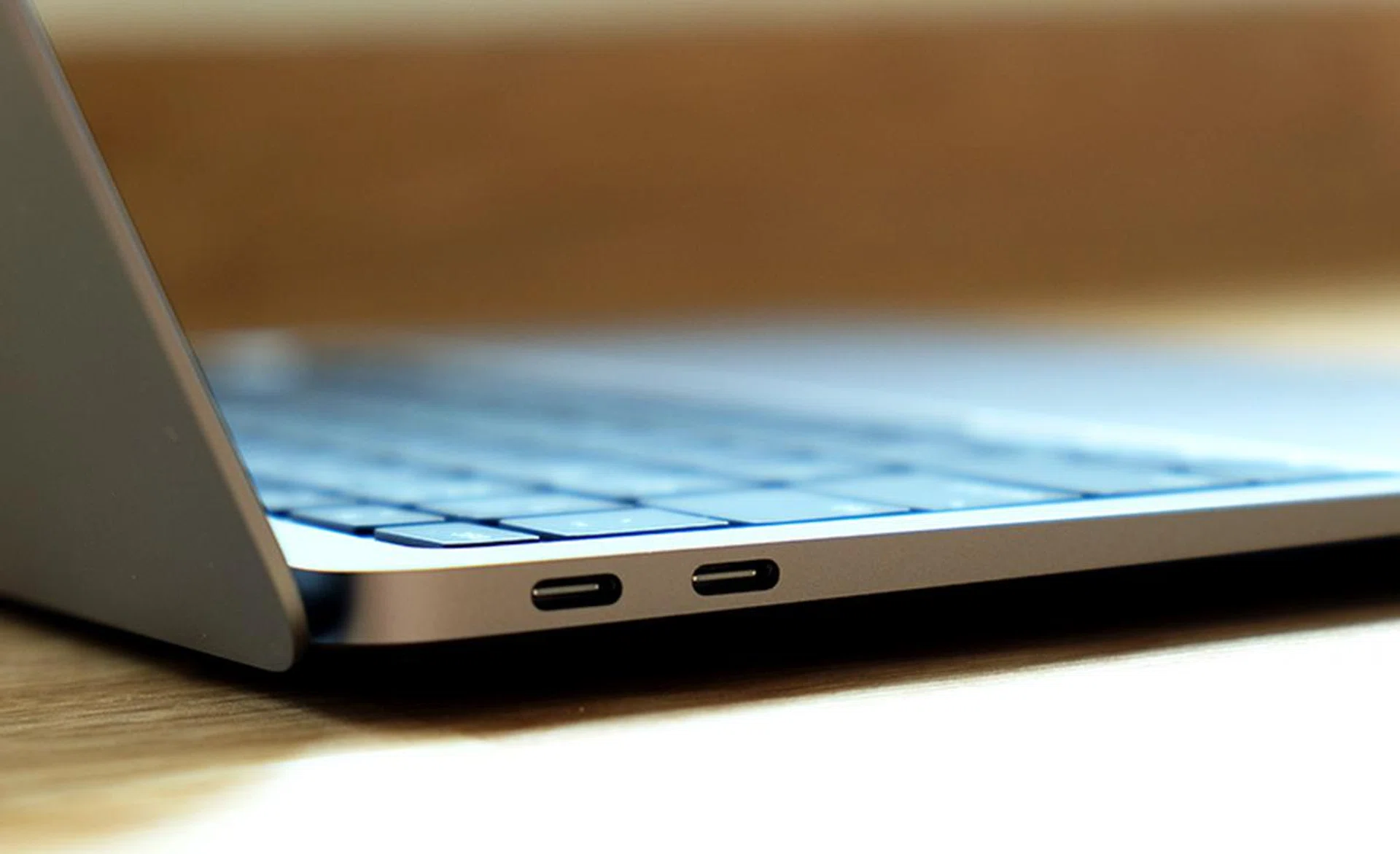 You still get two USB-C Thunderbolt 3 ports. Sadly, there's still no memory card reader.