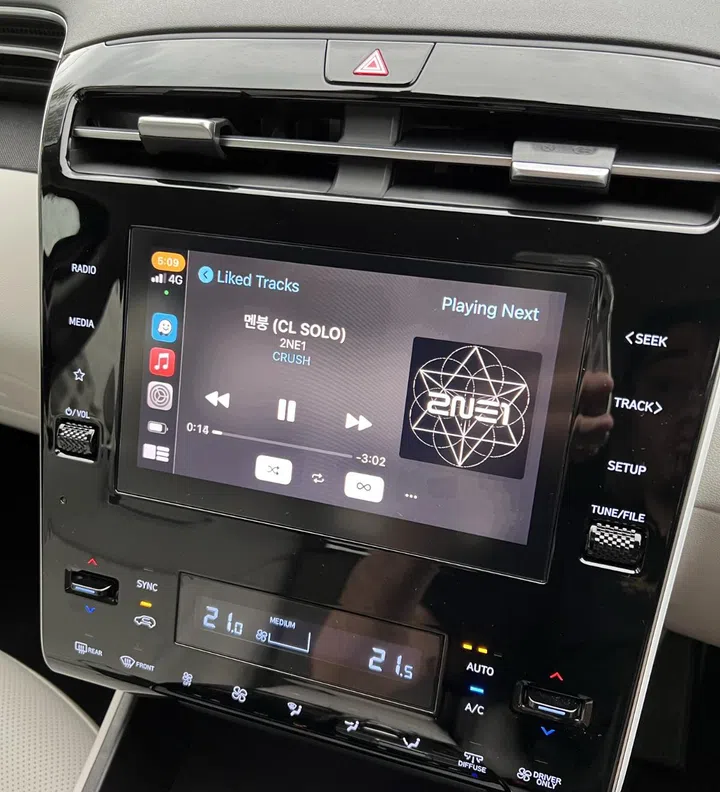 The bezel surrounding the display is quite large.