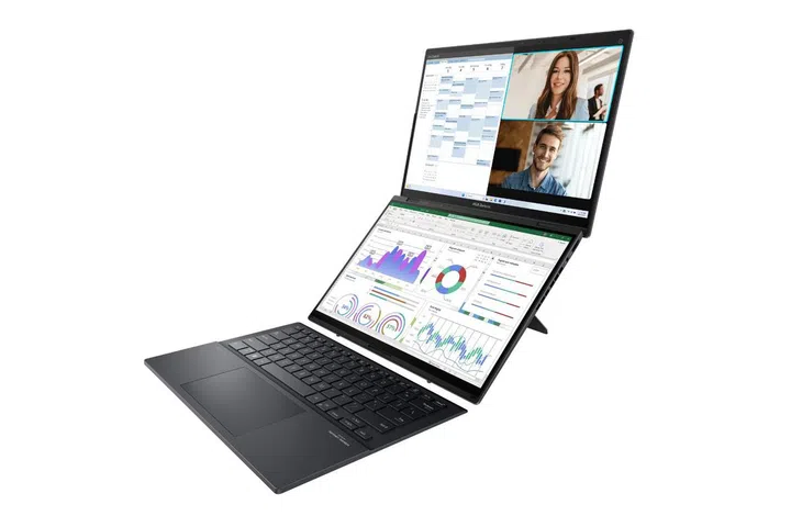 Dual Screen Mode. PHOTO: ASUS