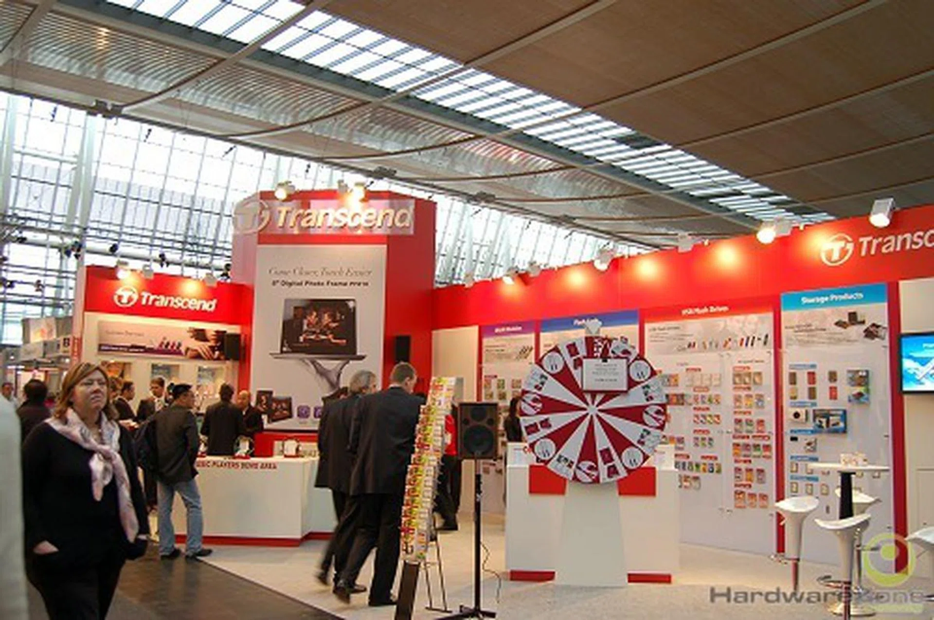  Transcend's booth.  