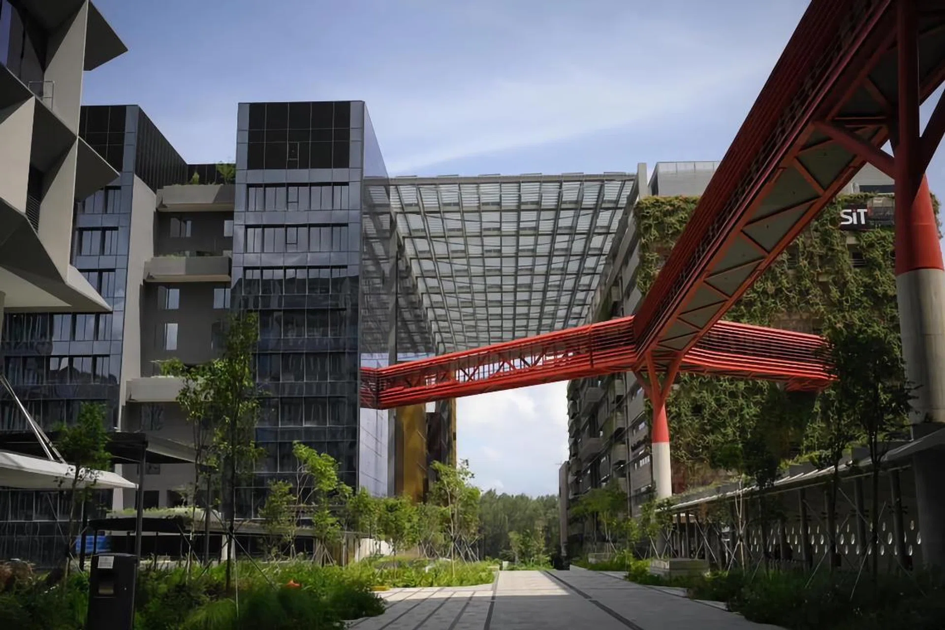 Businesses have begun moving in to the new Punggol Digital District (PDD). Photo: The Straits Times.