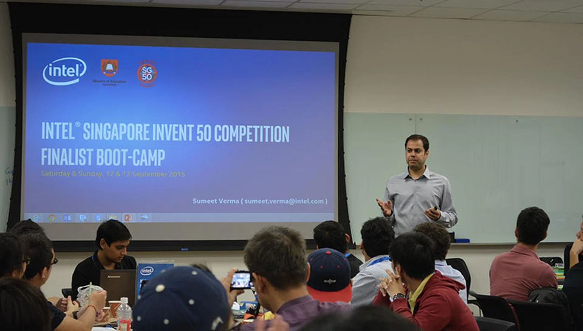 The two-day boot camp was intended to provide finalists with the tools they would need to bring their ideas to fruition. 