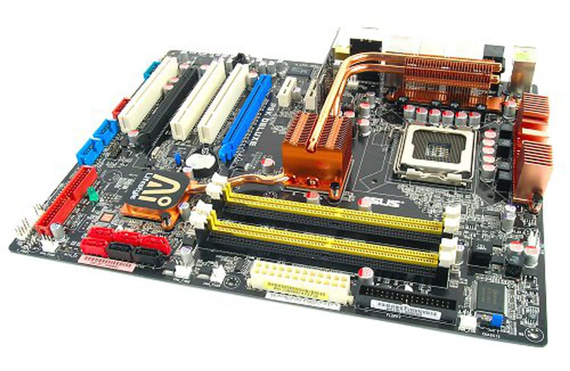 The ASUS P5K Deluxe is a great motherboard for enthusiasts looking to let their DDR2 memory go out in a blaze of glory.