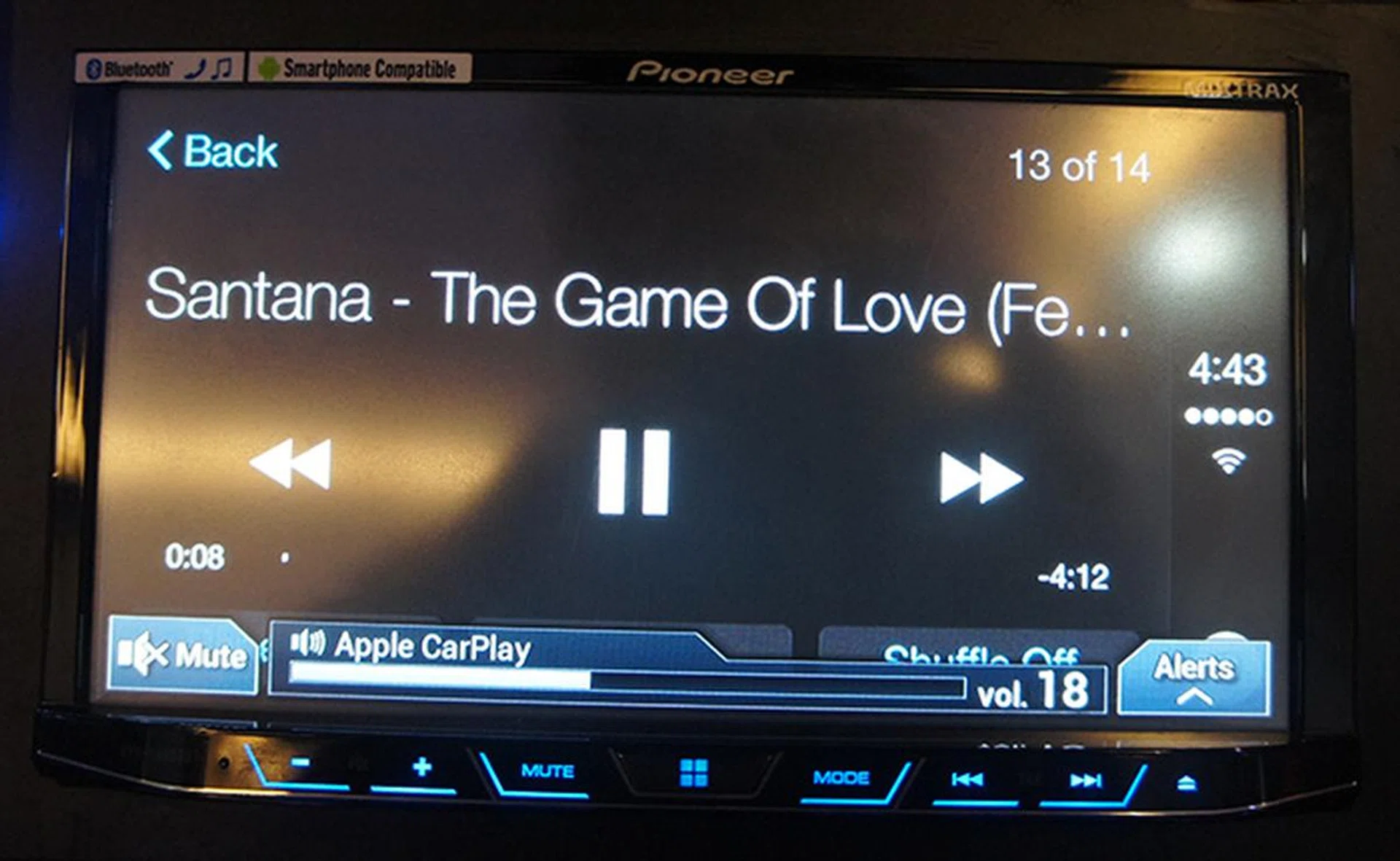 CarPlay also lets you play music from your iPhone in your car.