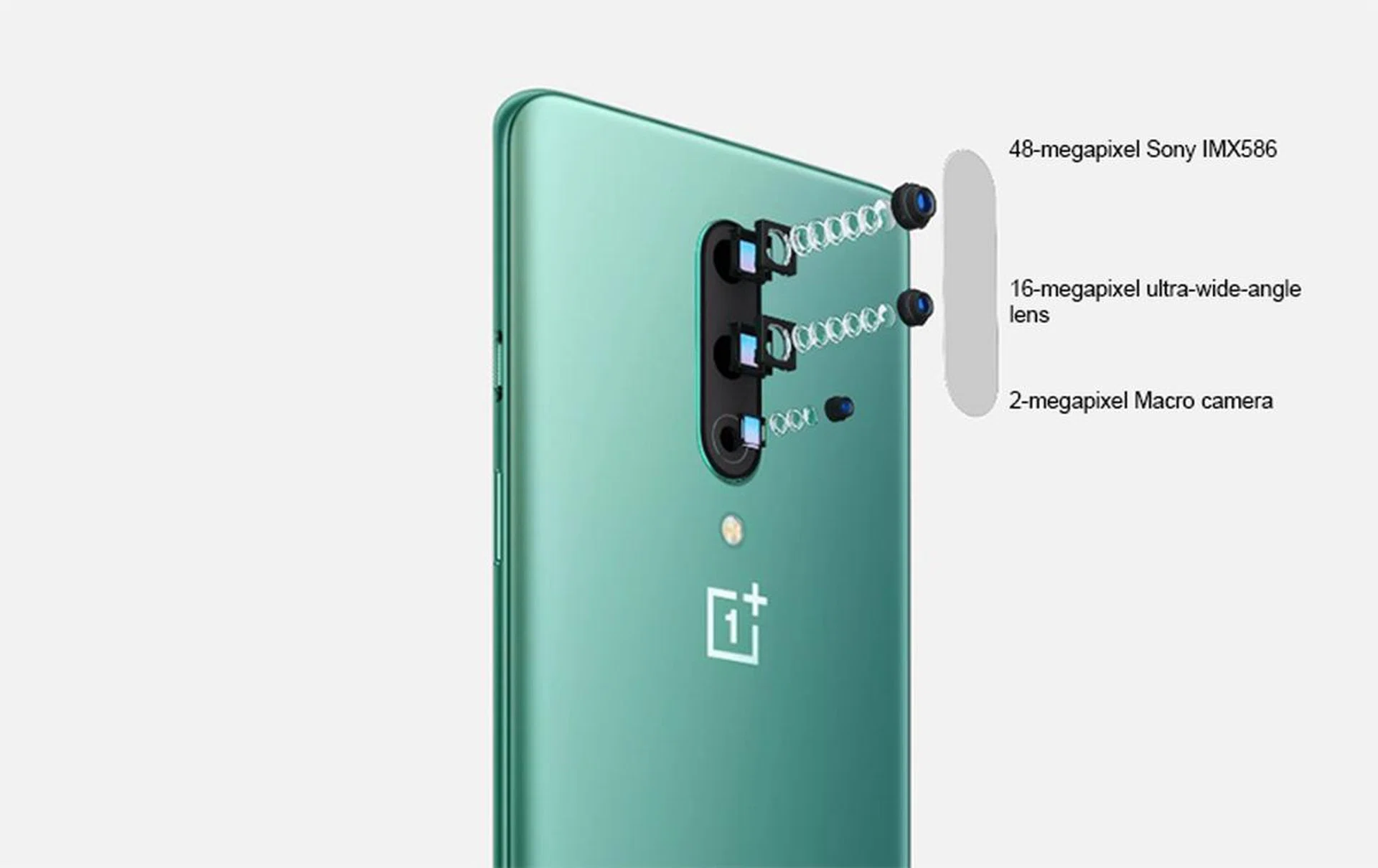 The camera system on the OnePlus 8.