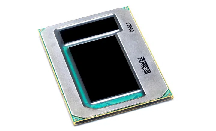 This photo shows the multi-die assembly side of an Intel-assembled glass substrate test chip, (Source: Intel)