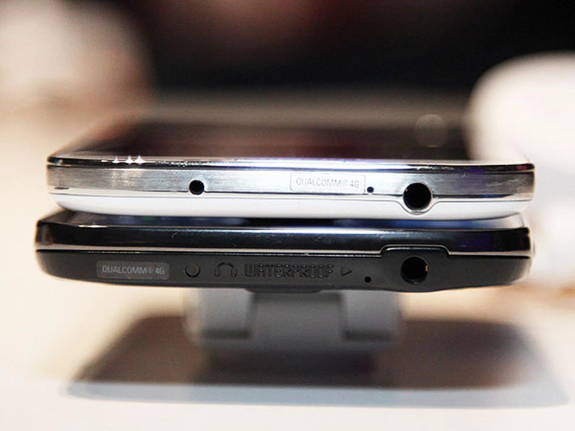 Headphone jack on the S4 Active is located on top of the device, similar to the S4. Although the jack is an open port, it is still able to provide resistance to water and dust.