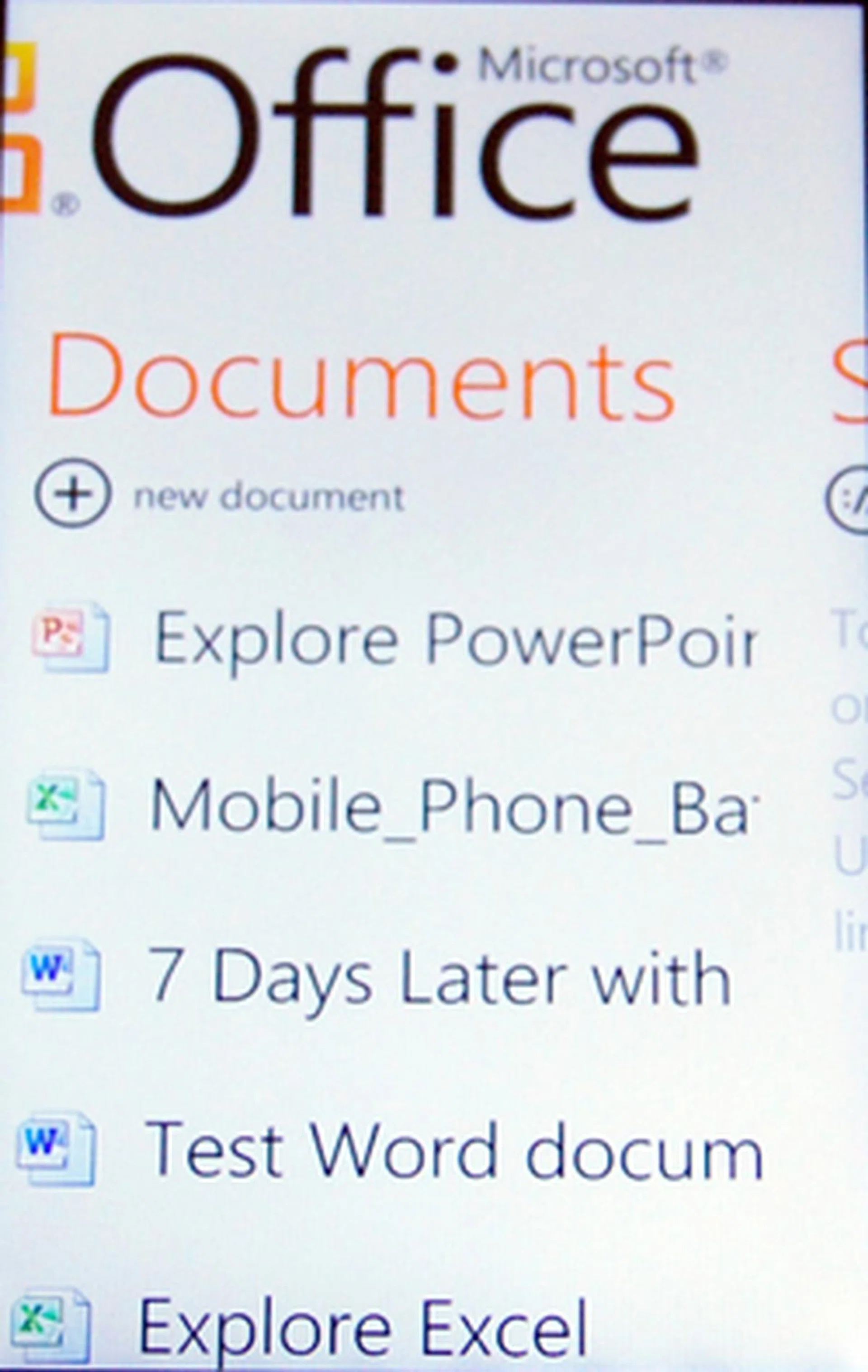 You can choose to create documents on the phone, or just download and edit your existing documents.