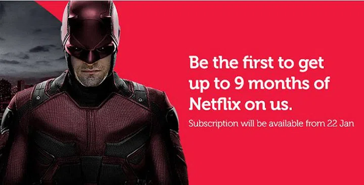Singtel and Netflix collaboration splash