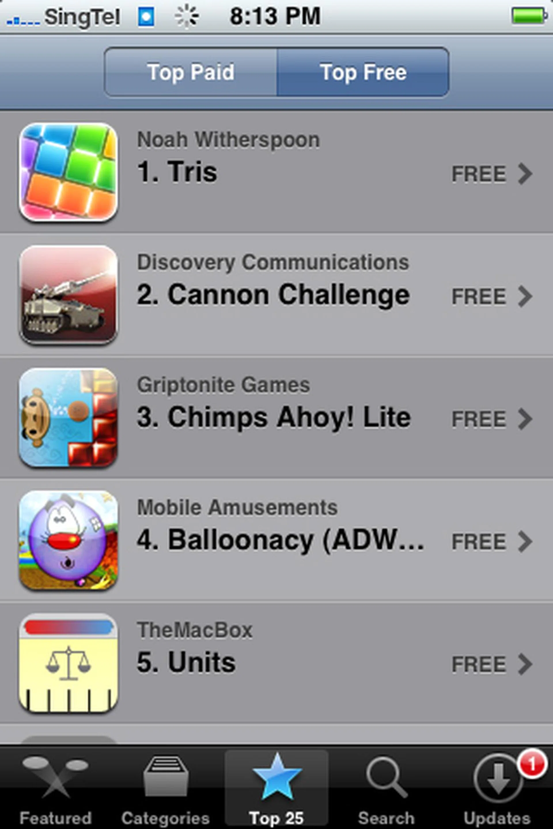 iPhone 3G users can enjoy downloading apps from the Apple App Store to use on the go.