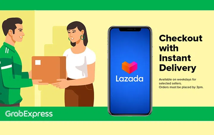GrabExpress enables instant deliveries on Lazada.
