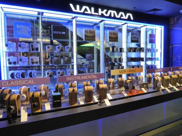 This part of the store will be dedicated to Sony's audio products, which includes the anticipated Sony NWZ-ZX1 Walkman. Stay tuned for our hands-on for the high-res audio player!