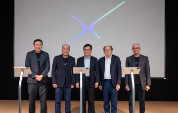 Official launch of Singtel’s new data centre brand Nxera (pronounced “nex-zeh-ra”).
(From left to right): Bill Chang, CEO of Nxera and Singtel's Digital InfraCo unit; Yuen Kuan Moon, Group CEO of Singtel; Guest-of-Honour, Heng Swee Keat, Singapore’s Deputy Prime Minister and Coordinating
Minister for Economic Policies; Lee Theng Kiat, Chairman of Singtel; Kai Nargolwala, Chairman of Nxera. Image source: Singtel. 