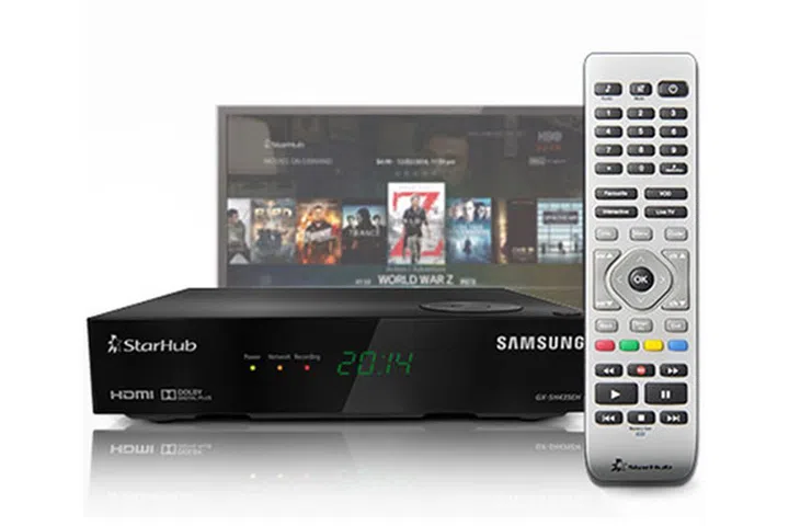 The IPTV set-top box costs S$6.42/month to rent. (Image source: StarHub.)