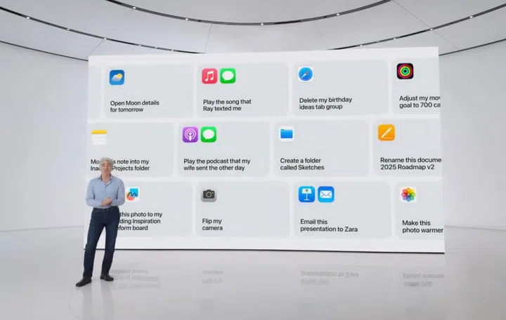 Personal context is big in Apple Intelligence.