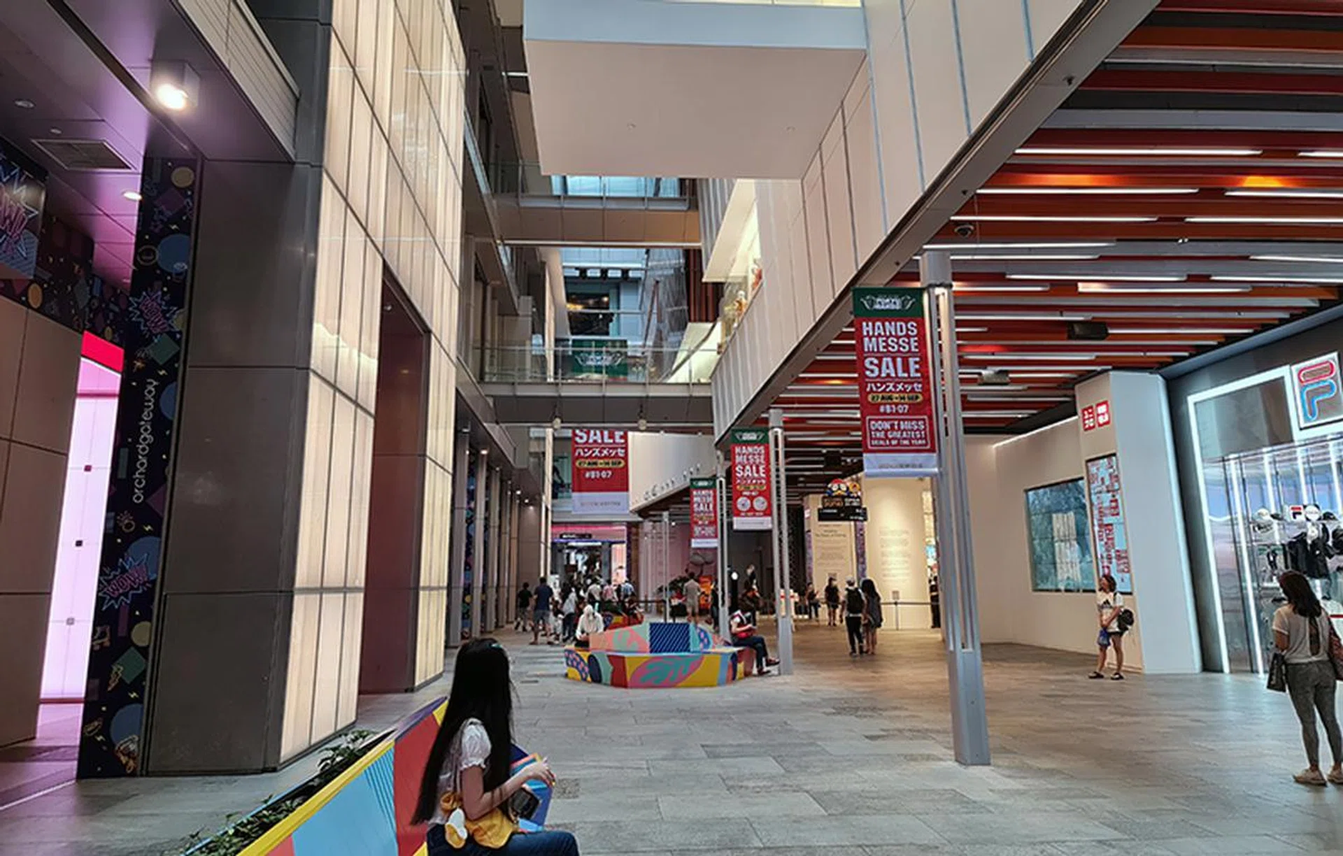Inside Orchard Gateway.