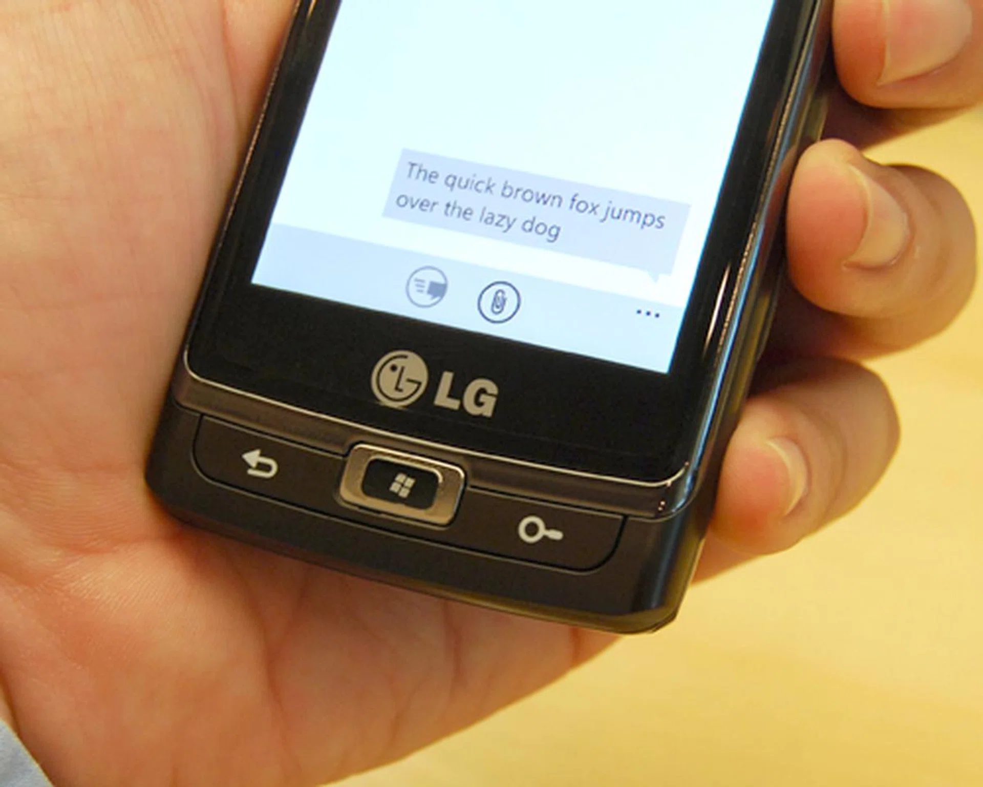 Microsoft has set its guidelines clearly, with these three mandatory hardware buttons and a minimum resolution of 800 x 480 pixels and a 1GHz processor for devices to run Windows Phone 7.