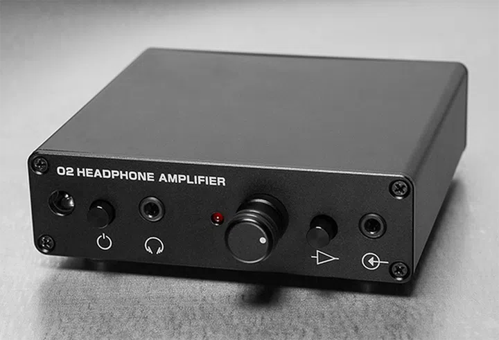 The Objective 2 (O2) headphone amplifier. (Image source: Massdrop)