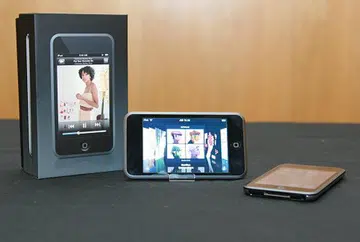 The Apple iPod touch in the flesh.
