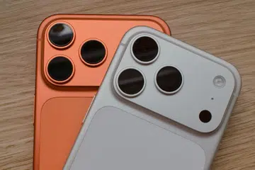 The rear cameras of the Apple iPhone 17 Pro.