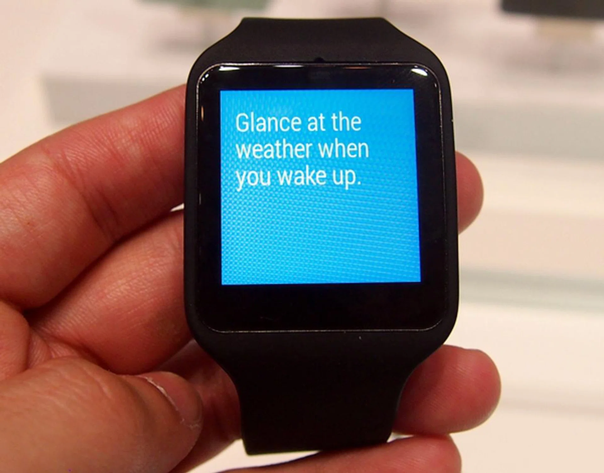 The Smart Watch 3 is actually the fourth generation wearable device from Sony.