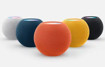 The Apple HomePod mini was announced in October 2020. <br>Image source: Apple