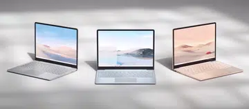The Microsoft Surface Laptop Go.