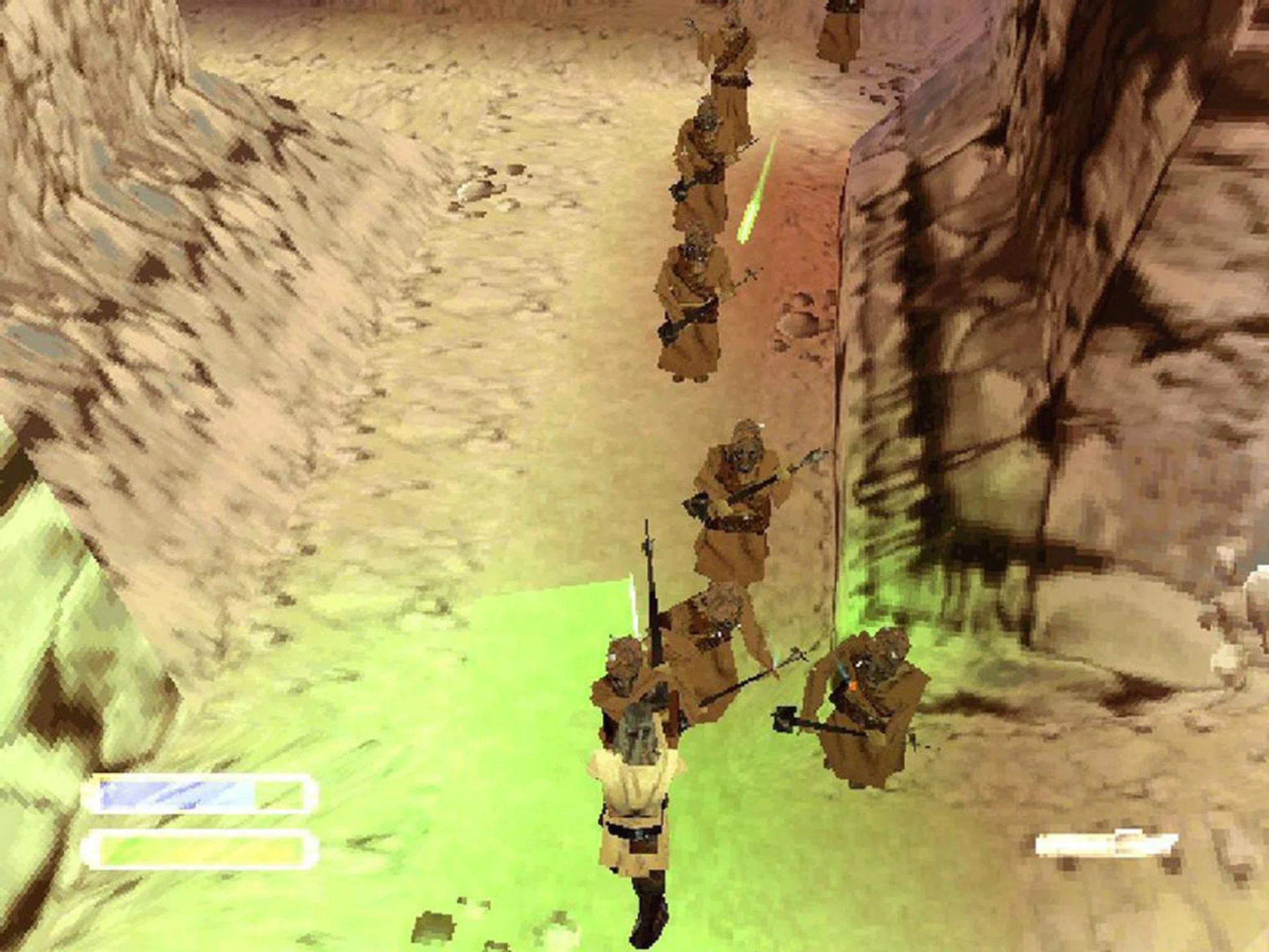 The PS1 version of the game was utter rubbish. It had visuals that were worse than a first generation PS1 game and was incredibly buggy.