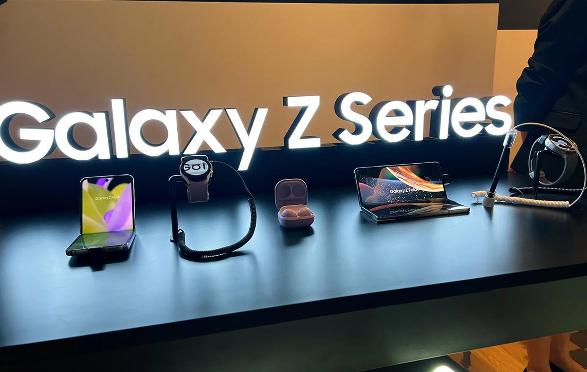 Samsung Galaxy Z series, including the Samsung Galaxy Z Flip4 and Galaxy Z Fold4.