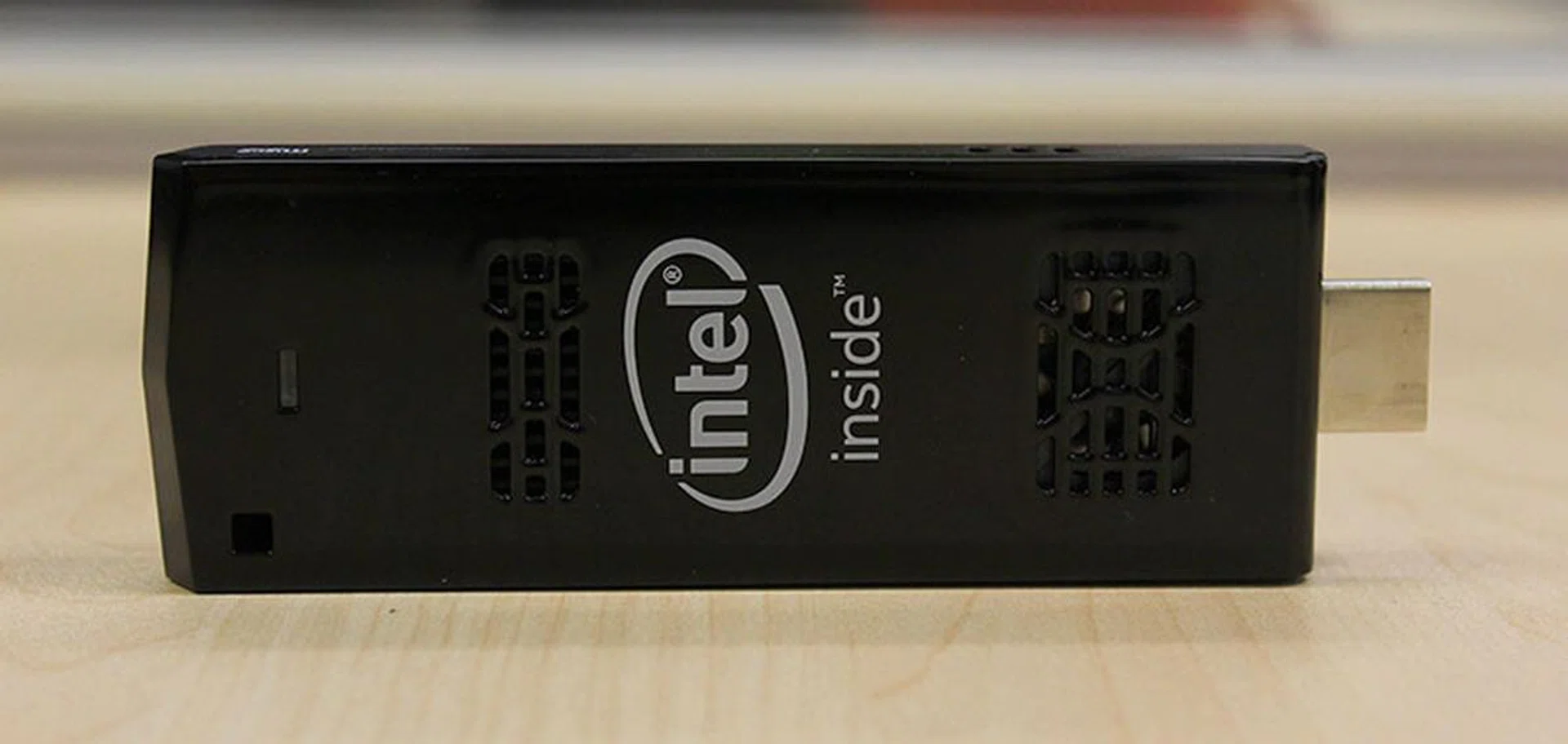 The Compute Stick includes a tiny fan to provide some measure of active cooling.