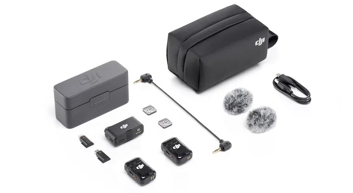 DJI Mic 2 (2 TX + 1 RX + Charging Case) (Image source: DJI)