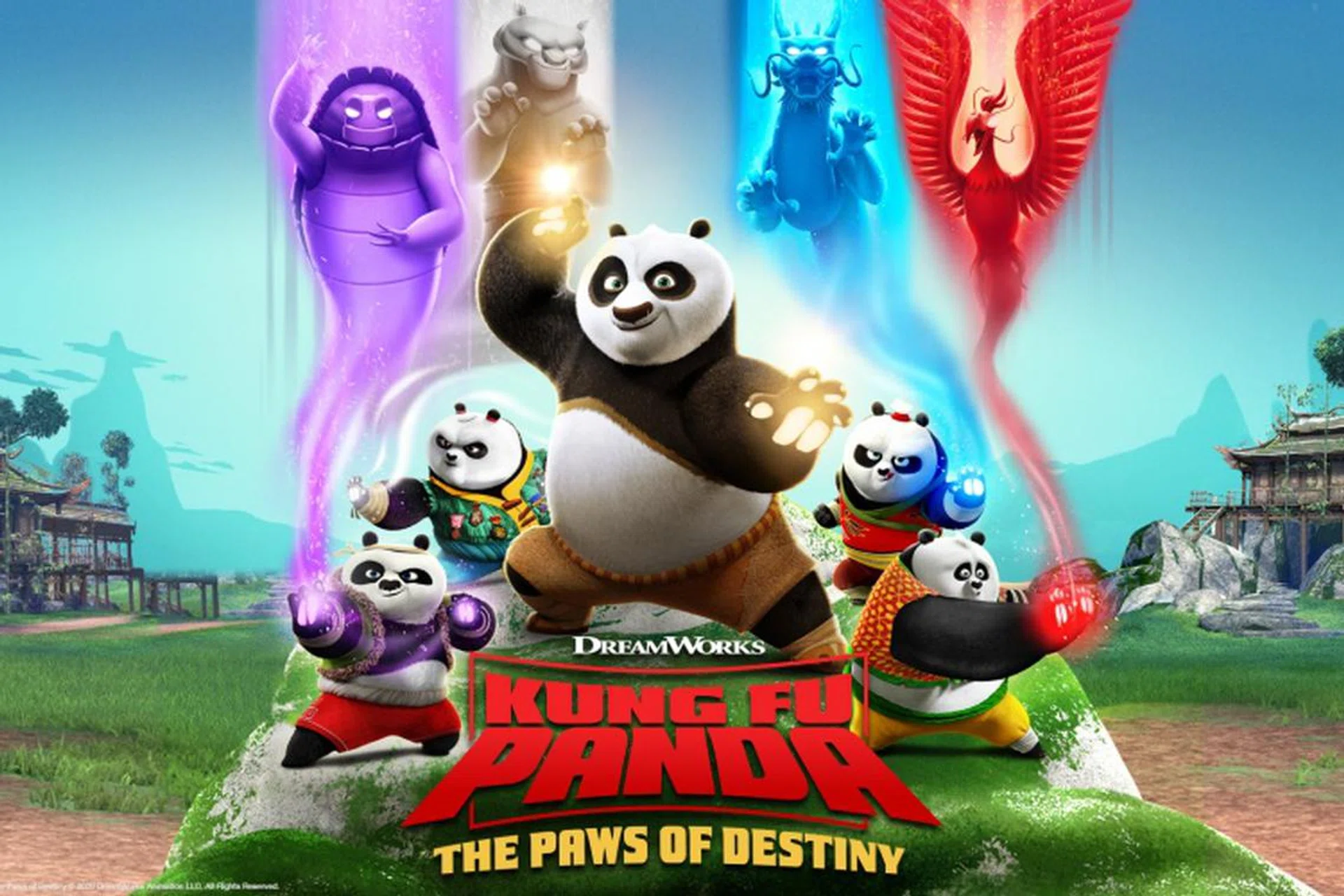 Kung Fu Panda is a popular cartoon. Image courtesy of Singtel