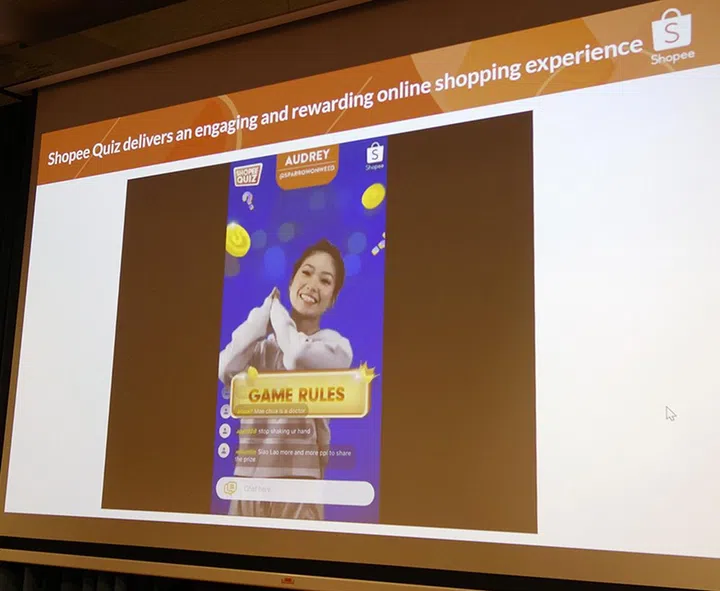Shopee Quiz allows for more buyer interaction and rewards them for their participation by giving away prizes.